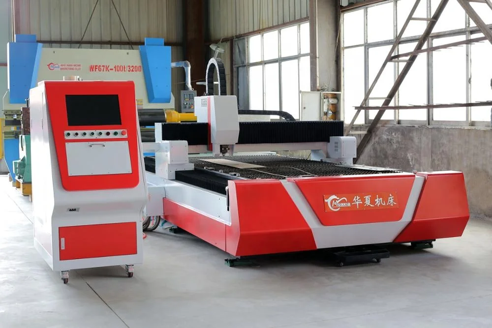 Huaxia high speed CNC HXF-3015 automatic metal plate fiber laser cutting machine