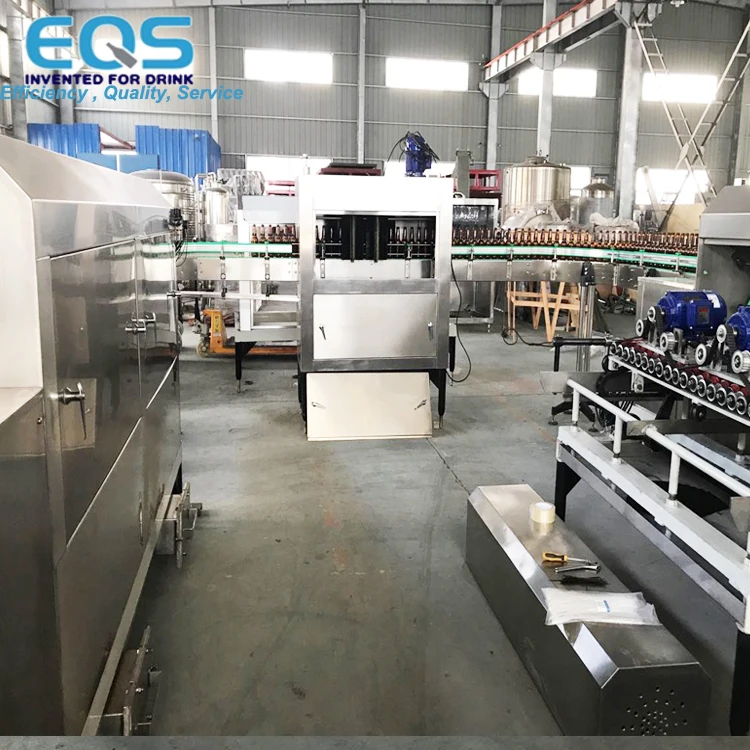 
Automatic Linear Type Recycle Glass Bottle Washing Machine 