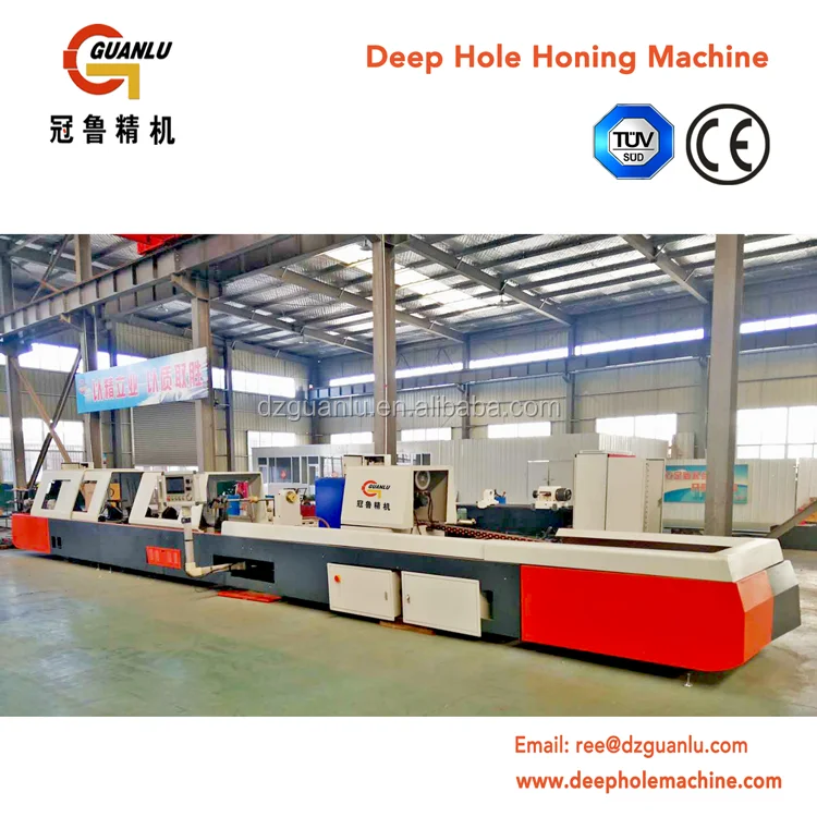 Telescopic hydraulic cylinder honing machine