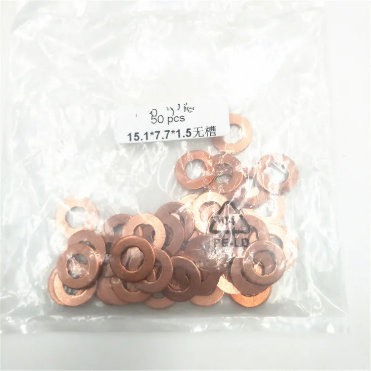 Медная шайба инжектора дизельного двигателя F00RJ01453 для инжектора