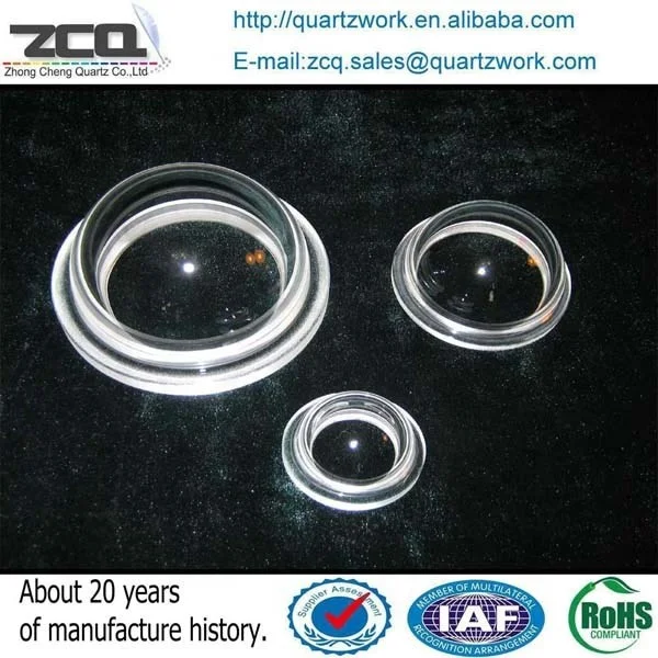 Высококачественный кварцевый колокольчик с фланцем для химической лаборатории