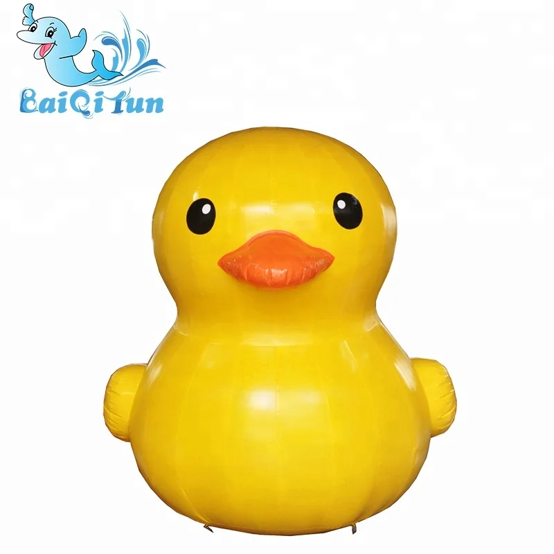 2017 inflatable yellow duck for advertising, giant inflatable duck floating in the water