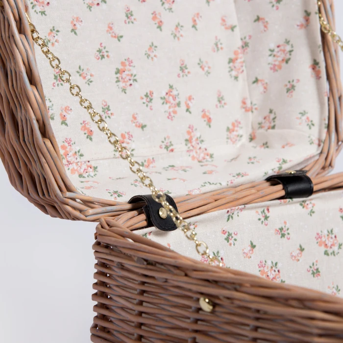 Wholesale Mini Empty Food Wicker Hamper Willow Picnic Baskets