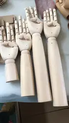 Wooden display hand