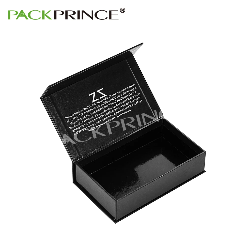 Black Custom Printed Magnetic Premium Luxury Soft Touch Rigid Cardboard Paper Packaging Gift Book Shaped Chocolate Box