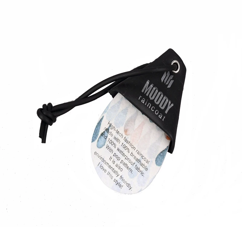 Hot Selling Custom Design Printing Logo Clothing Garment Jeans Hang Tag with String and Eyelet