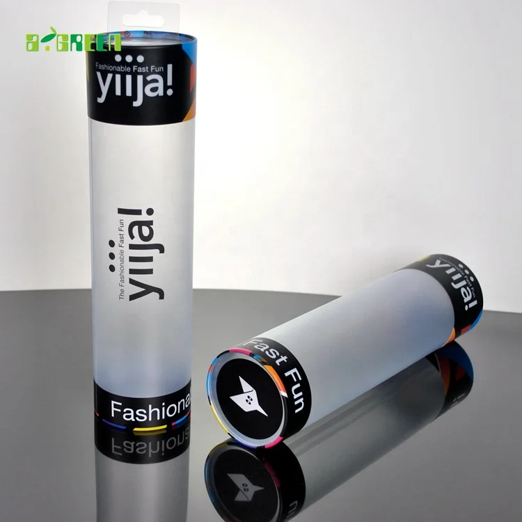 Transparent Small Clear PVC Tube packaging Cylinder Box