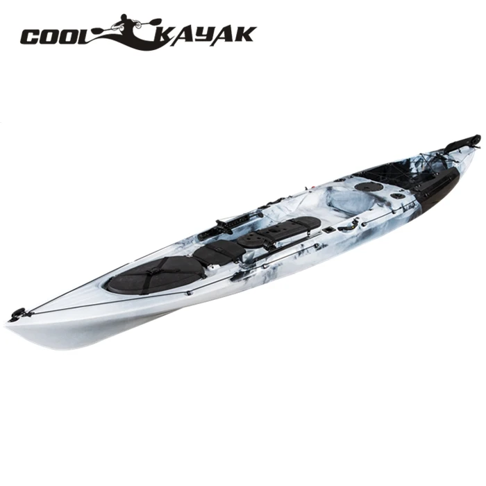 14ft Fishing Kayak Boat ocean pedal board sit on top adult LLDPE Roto-molded kayak