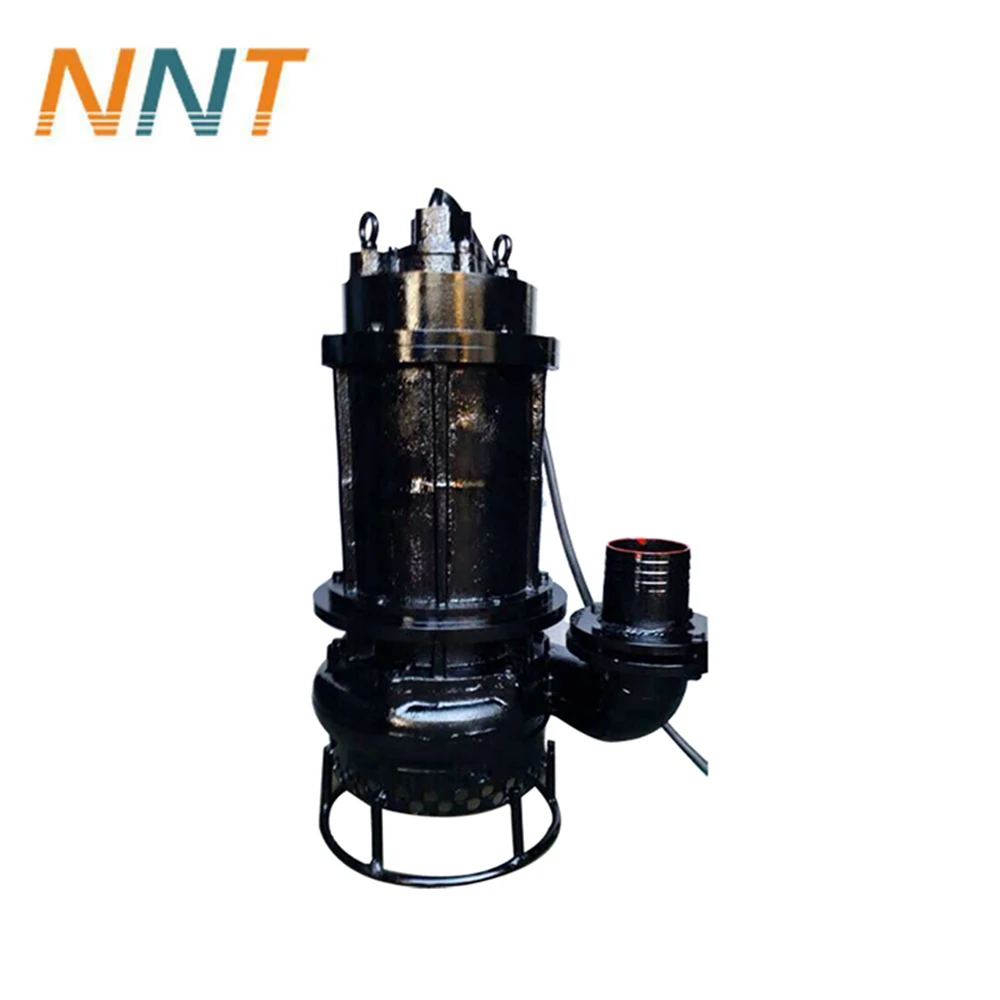 75HP submersible sludge slurry pump with mixer