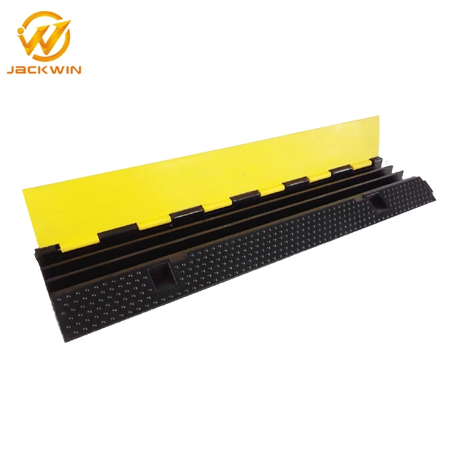 Roadside Safety/Stage/Party Used Rubber Cable Protector Cable Tray 3 Channels