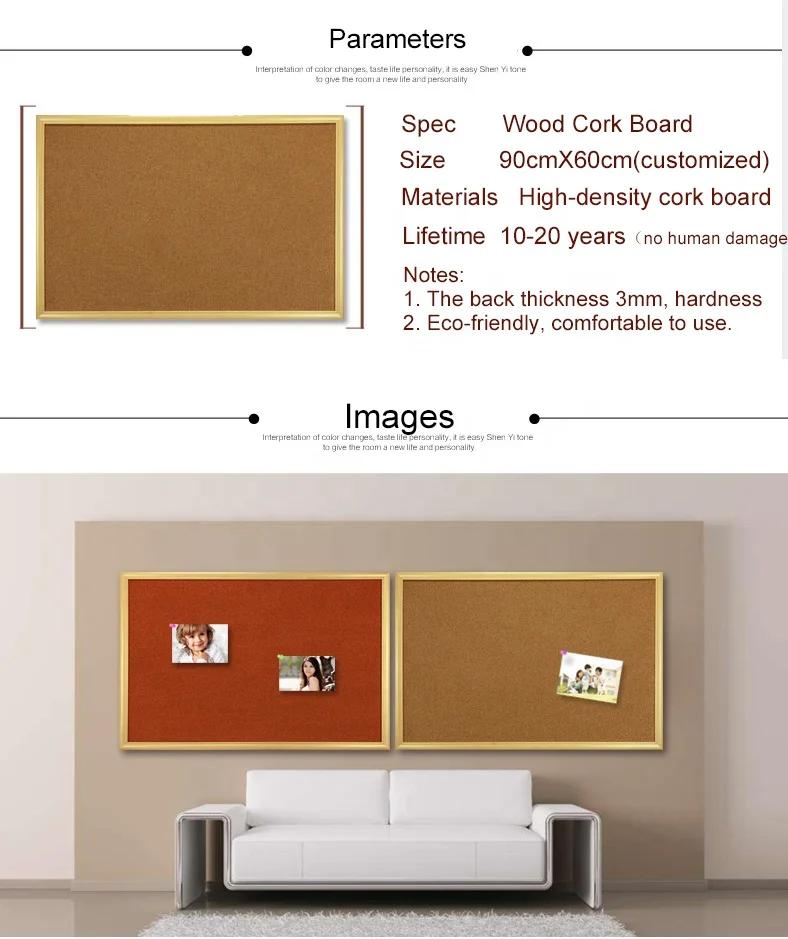 
tag pin board cork for office targets travel record baby photo wall 
