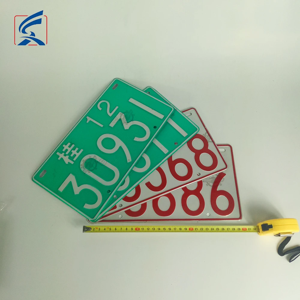 OEM обслуживание номерные знаки автомобиля с отражающей пленкой заказной номерной знак
