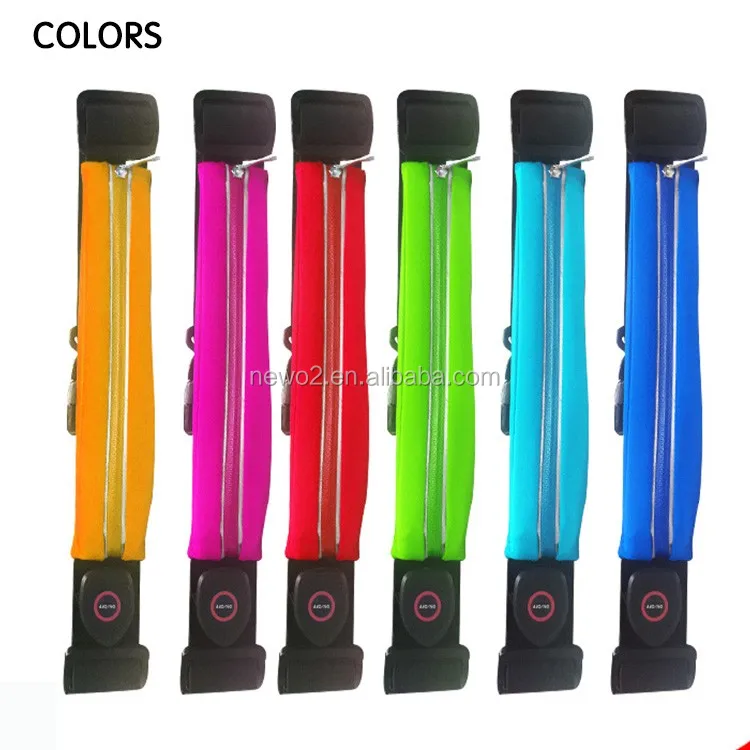 outdoor LED light waist band party light belt night sports safety waist bag mobile bag for running
