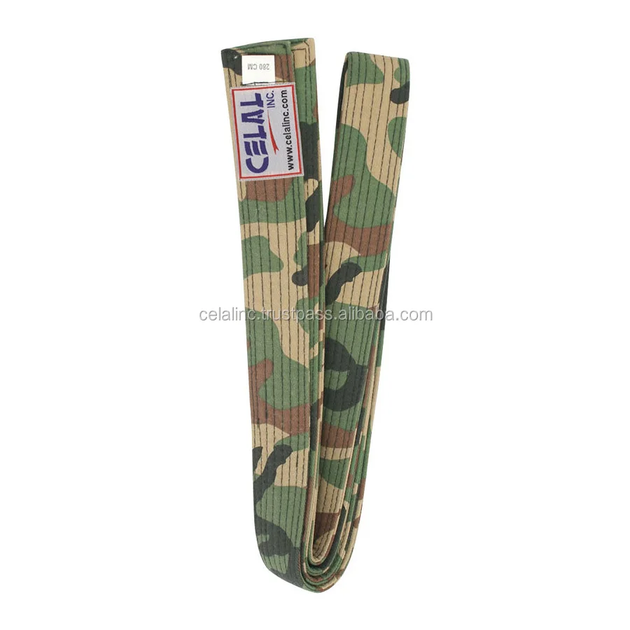 Green Camouflage Karate Belt