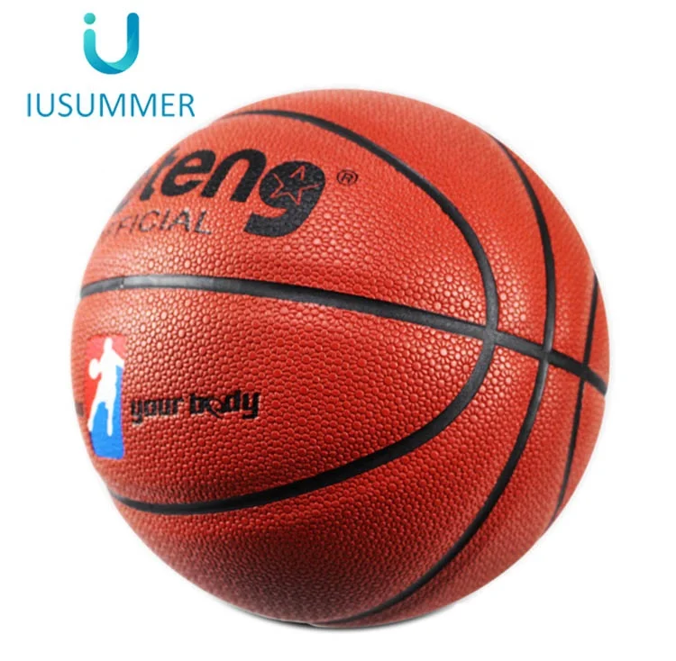 
Custom Printed PU Moisture Absorbing Leather Basketball in Bulk Wholesale 