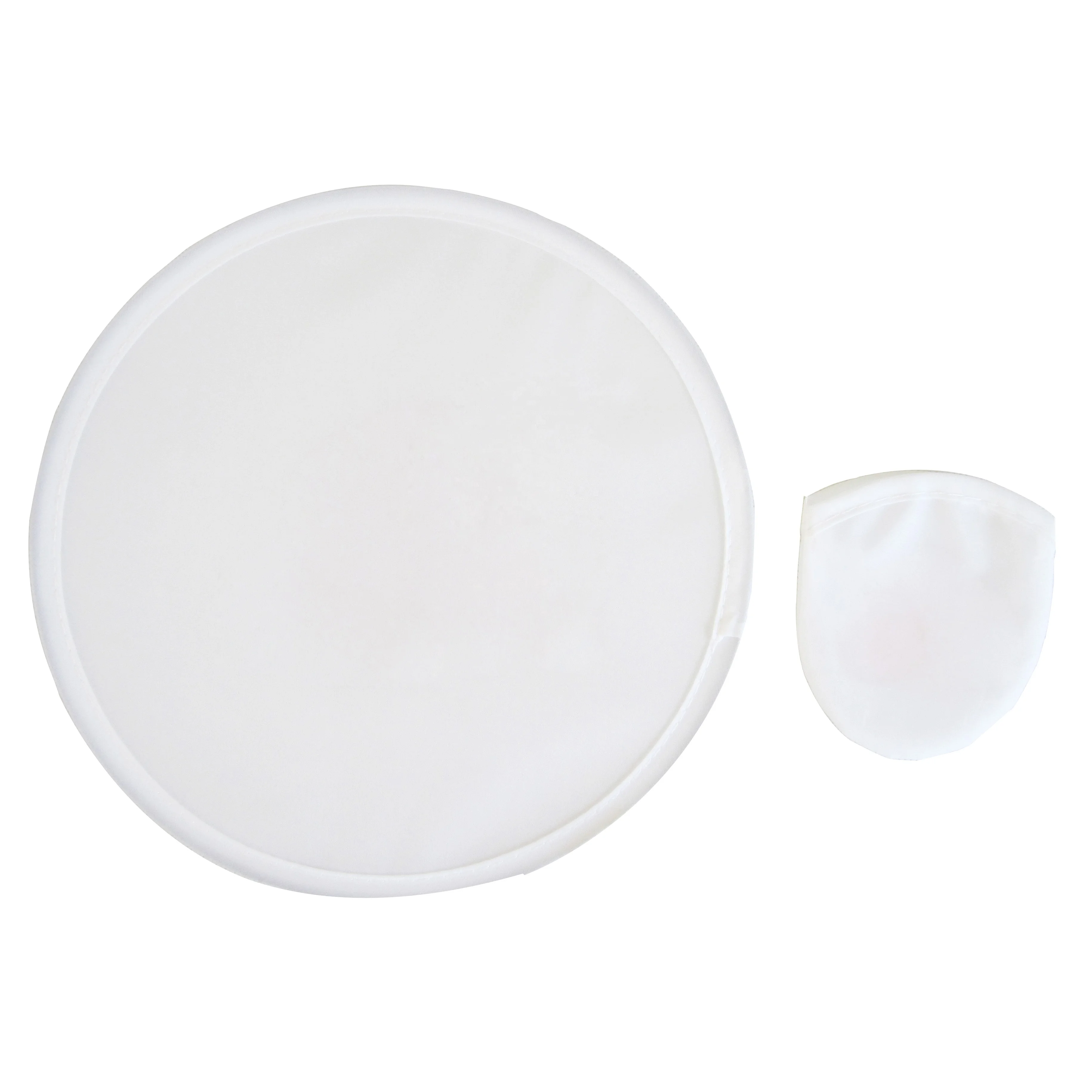 
white round blank sublimation printing folding fan 