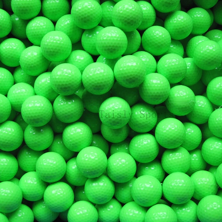 
low price golf ball green color tournament ball 