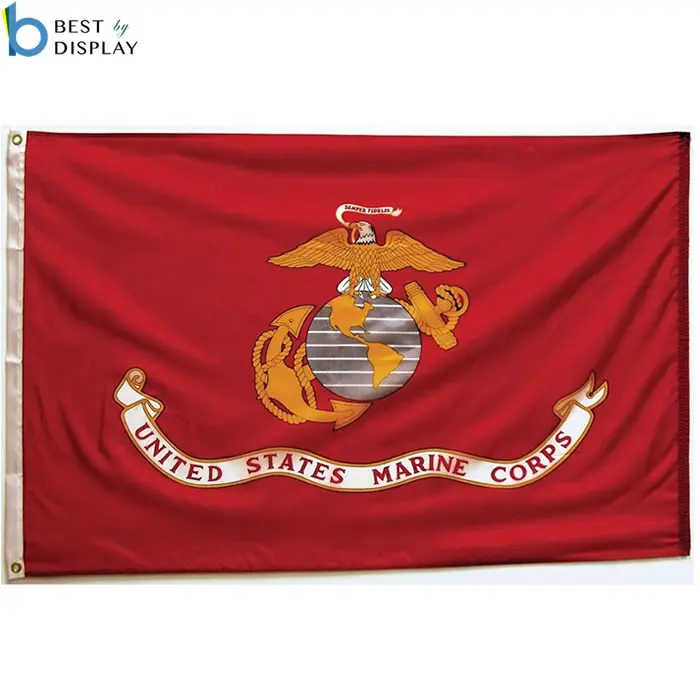 100% Polyester Cheap United States Marine Corps Flag