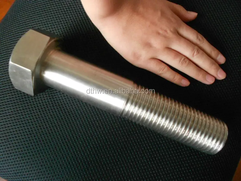 SS304 SS316 DIN933 Hex Bolts