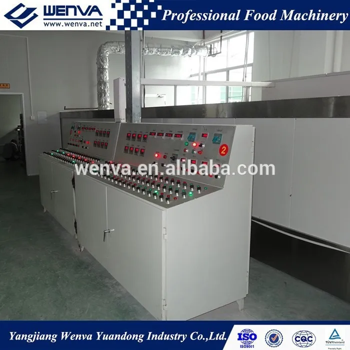 
PLC Control Electric Gas Baking Oven Tunnel Oven For Biscuit Production Line 