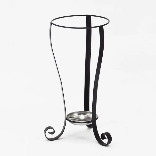 Black Color Office Wet Umbrella Stand With Double C Logo