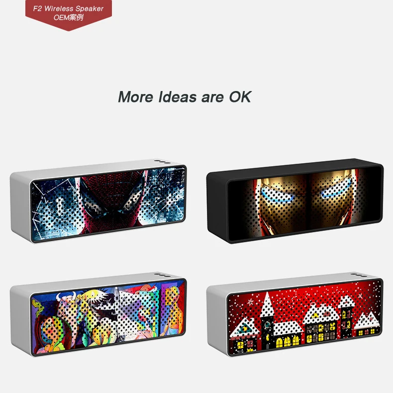 Hot Sale Printed Ibastek Graffiti Portable Bluetooth Speaker