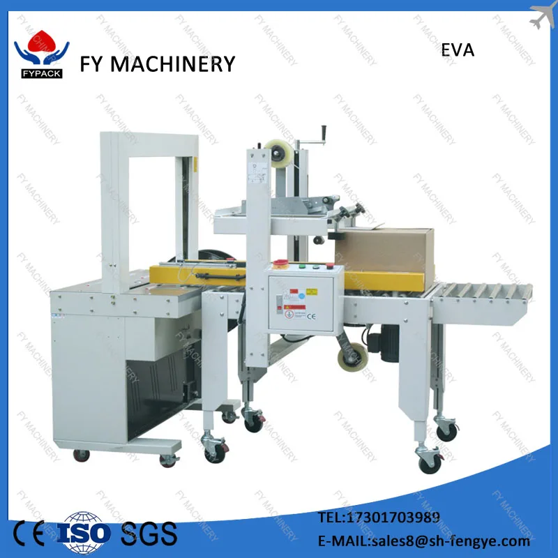 Automatic efficientive double drive carton box sealing machine for case