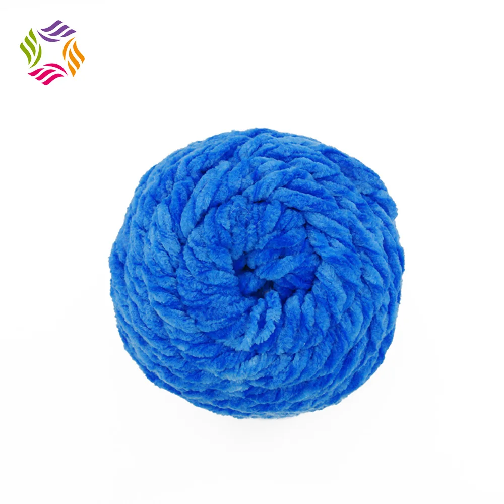 Charmkey NEW fancy knitting yarn polyester yarn 3 ply chenille yarn cheap price from China supplier