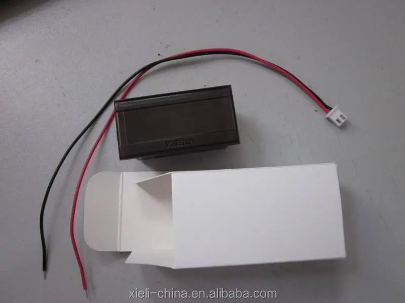 3 digit mini voltmeter 12v loop power panel meter