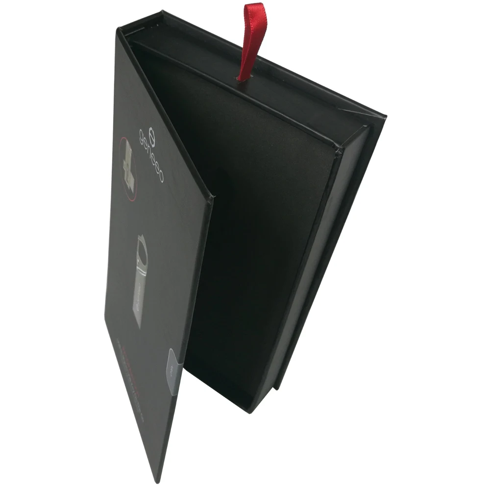 ITIS Wedding Stick Linen Cable Flash Drive Packaging Gift Usb Box Handmade Hard Paper Gift Box