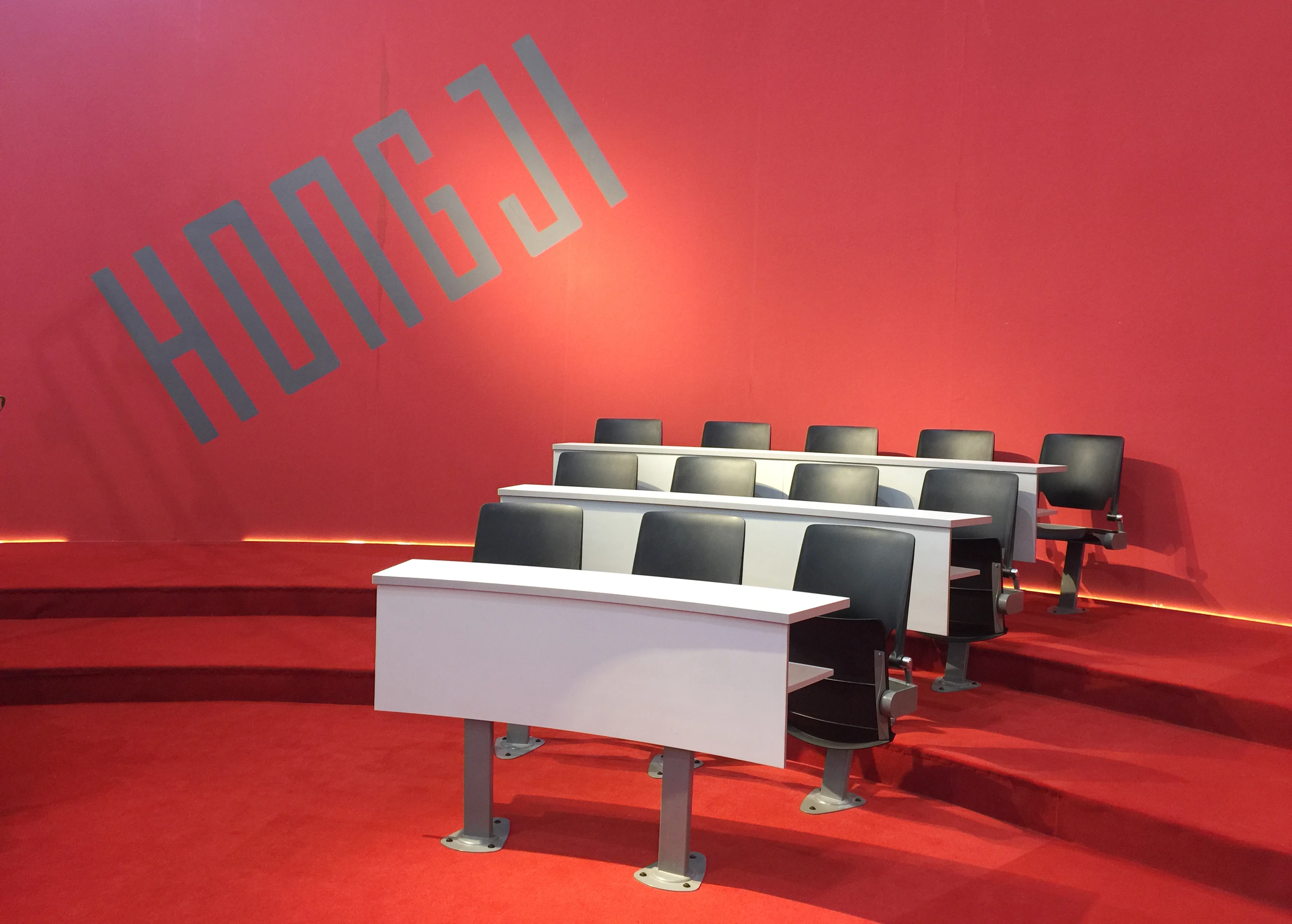 New Design  study desk study chair student table TC-992 University desk plastic chair for student good price 8 years warranty