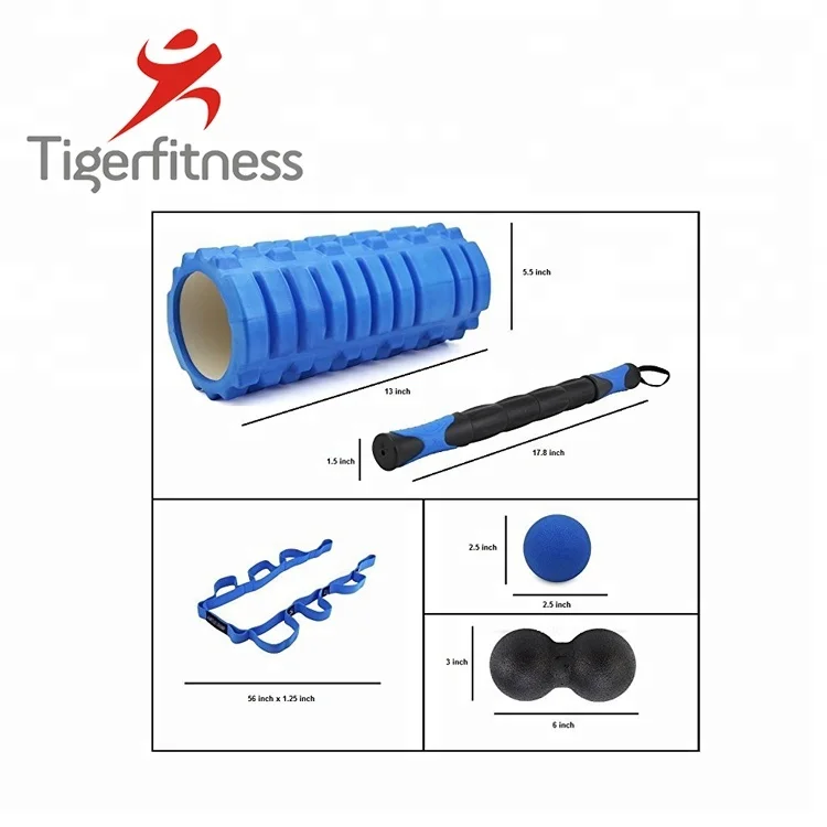 Adjustable 3-speed Foot Back Massage foam roller for deep tissue massage