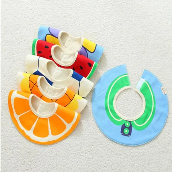 Новые детские нагрудники 360 градусов красочные фрукты