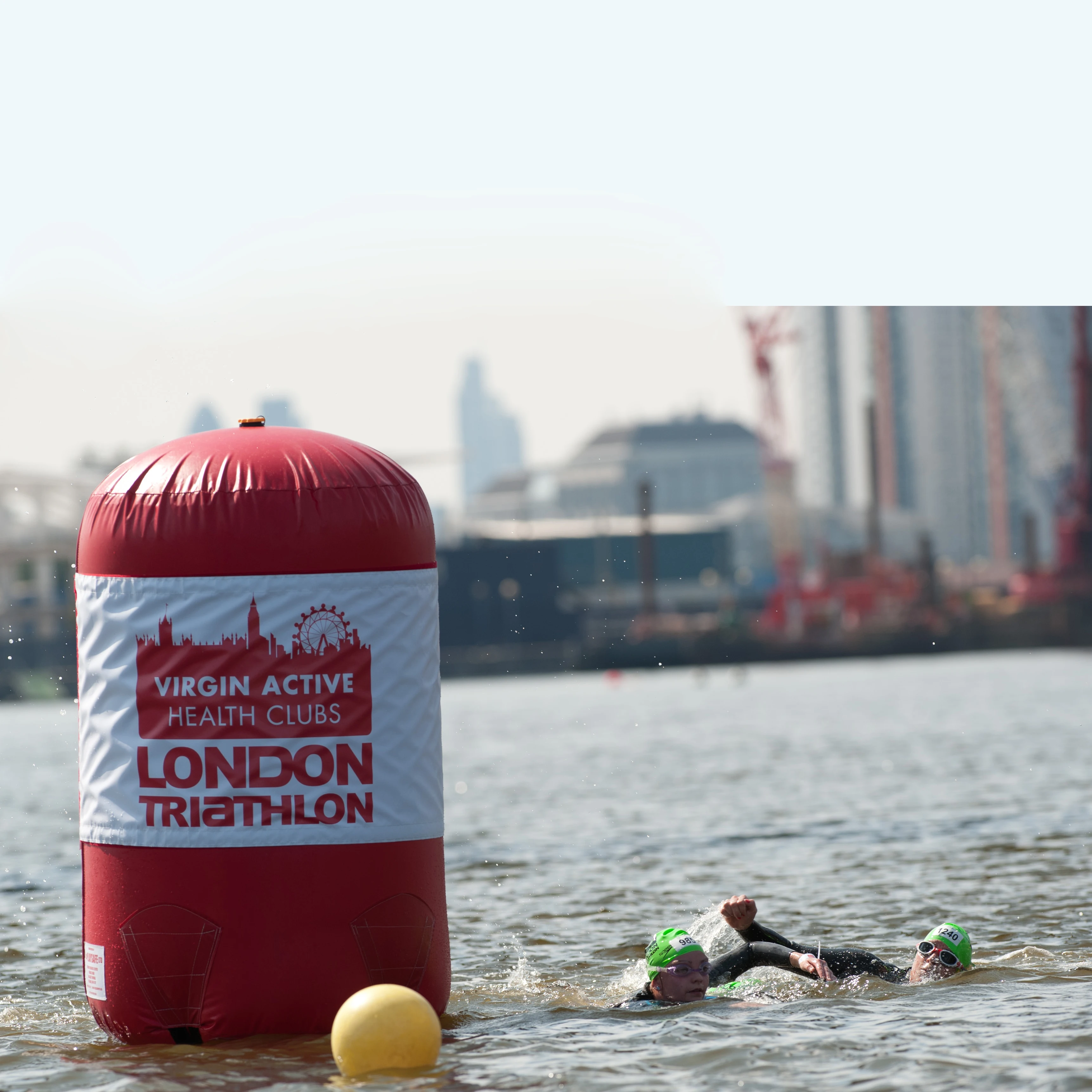 Floating Marker Buoy, Water Buoy Inflatable Triangle Buoys