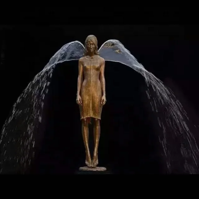 
Outdoor Garden Water Fountain Beautiful Life Size Ballet Dancer Sculpture 