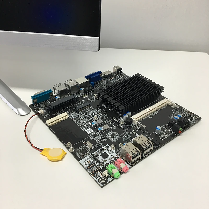 X86 Low price industrial Mini pc computer Mini ITX fanless J3160 processor laptop Motherboard for desktop