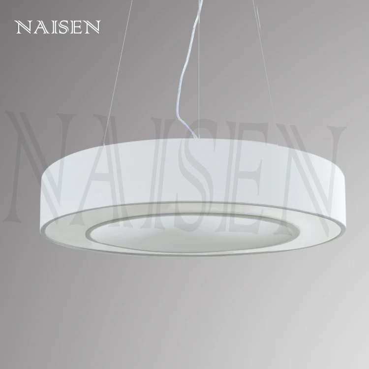 Zhongshan LED Modern Fabric Bedroom Big Pendant Ceiling Lights Lamps