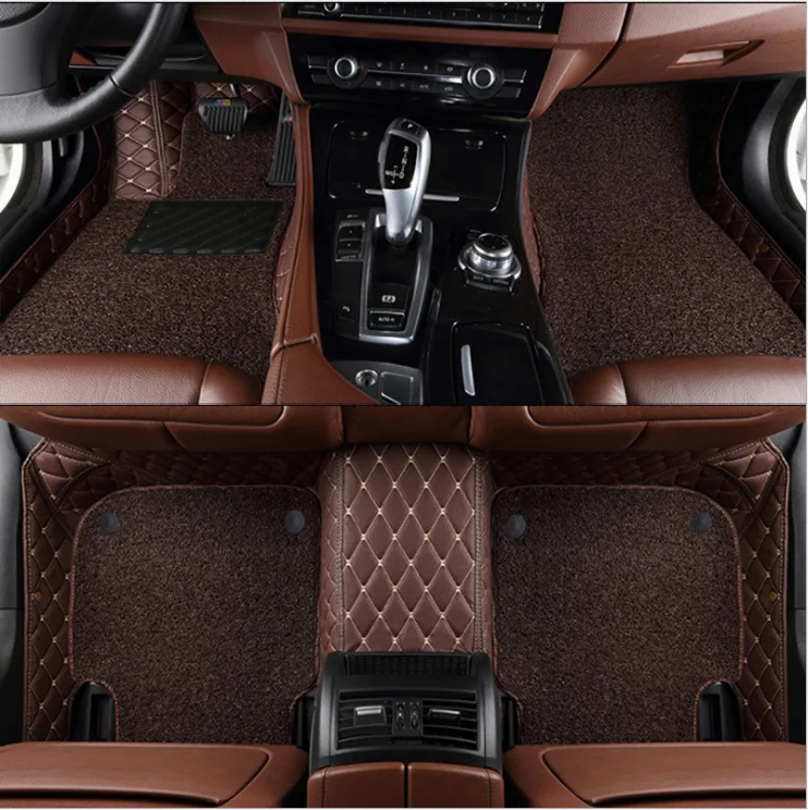 Factory Manufacture Tailored Rubber Waterproof With Wire coil Plastic 5d Car Full Floor Mat