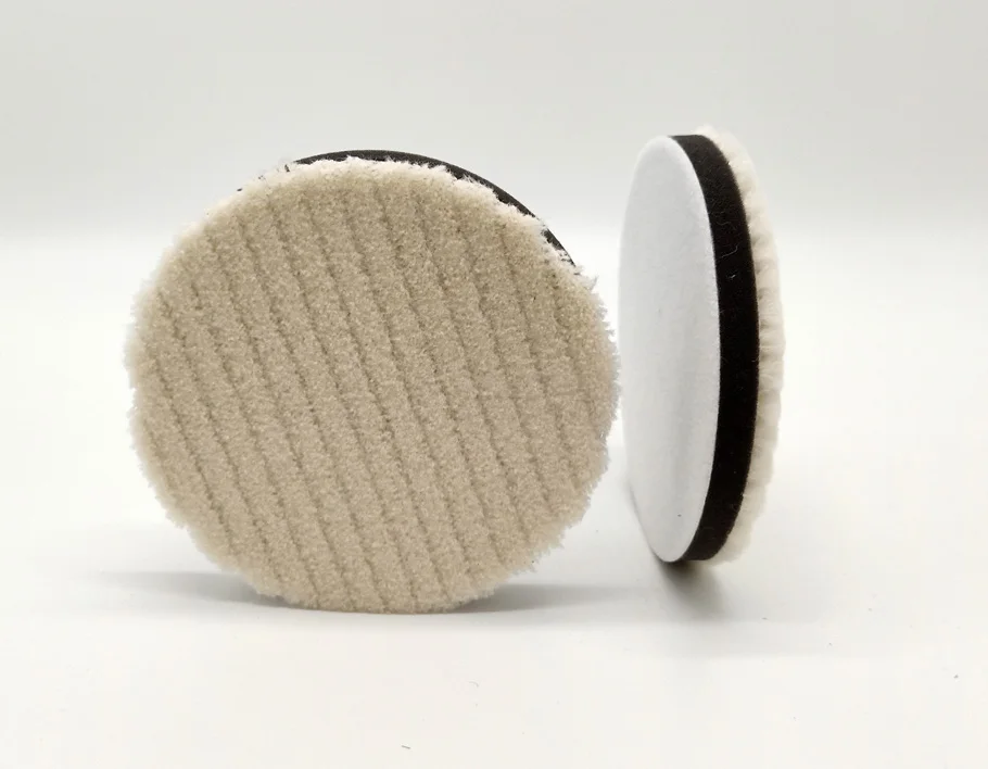 lamb Wool Buffing Pad 3 Inches (80mm) lamb Wool Polishing Pad For Car Body Polish Detail Mirror Finish Polish