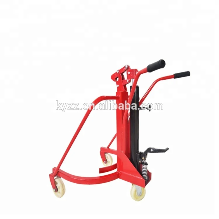250kg 300kg Oil Drum Manual Carrier Hydraulic Hand Operated Pallet Truck Jack
