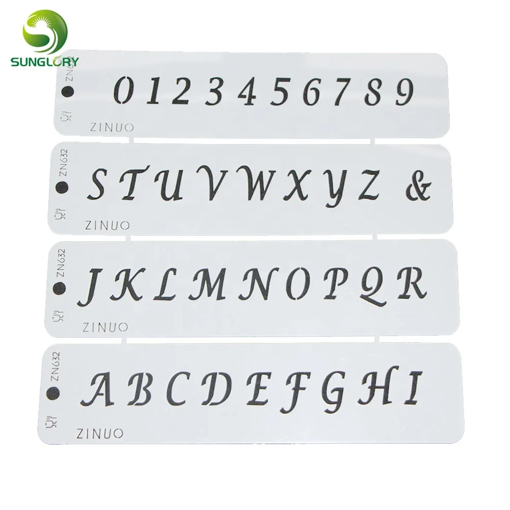 Трафареты с цифрами и буквами алфавита для украшения торта трафарет печенья форма формы выпечки Формы кексов