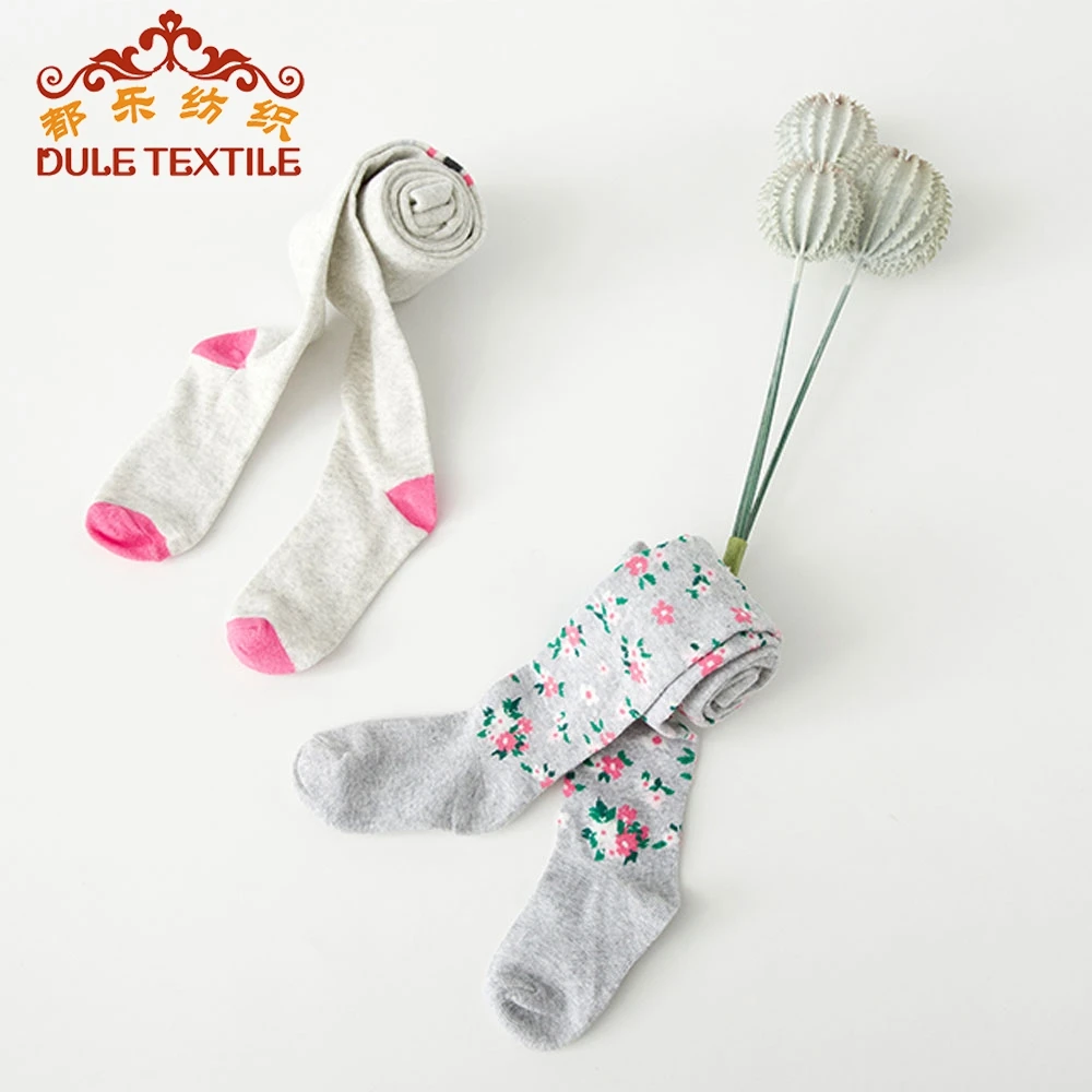 Cute stripes cartoon children new baby kids girls gray legging