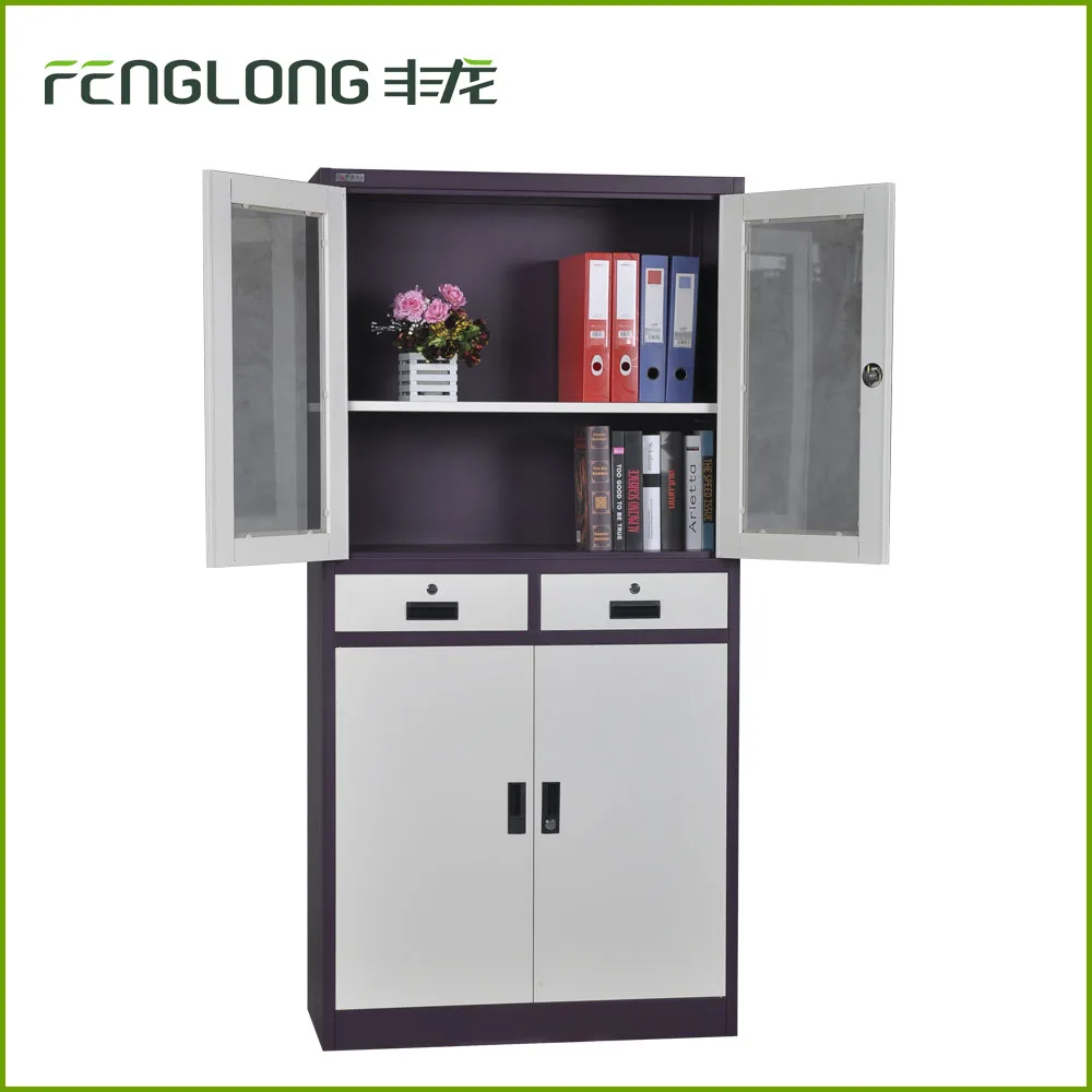 Современная офисная мебель поворотные стальные двери стекло дисплея шкаф/жертвенник