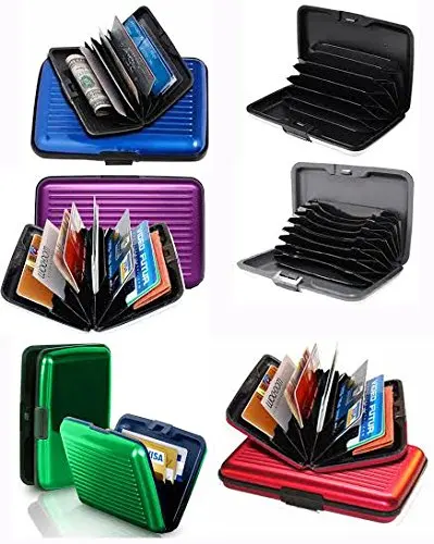 Business card case Holder Plastic Pocket Case Box Cover Credit storage bag Waterproof card holder card Wallet for women men