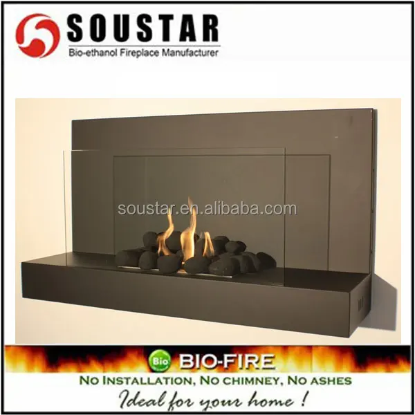New design wall mounted bio fireplace kamin ethanol burner