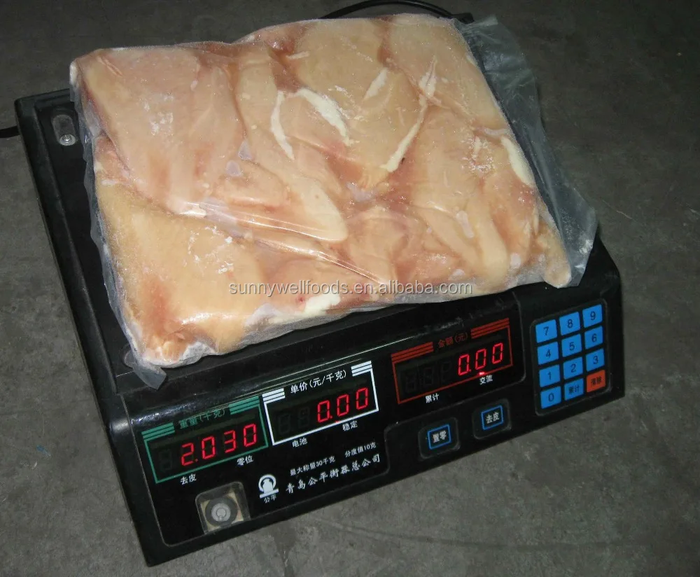
Замороженное мясо куриной грудки halal без кожи с естественной влагой  (60593559765)