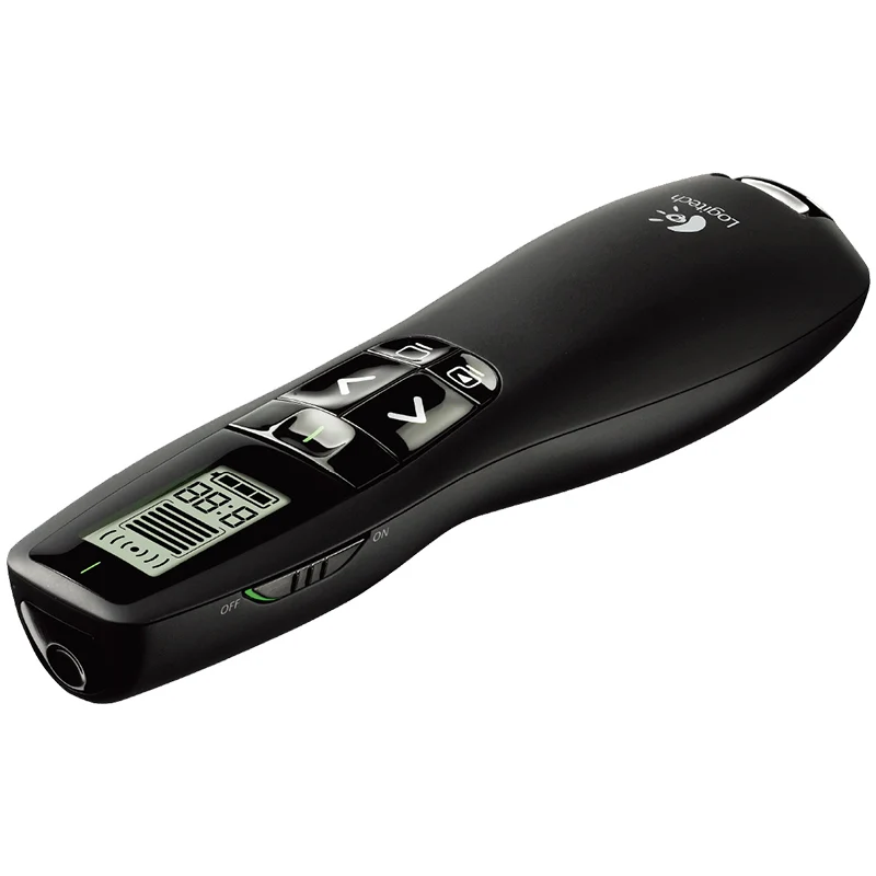 Logitech Professional Presenter R800, Presentation Laser Pointer Green Wireless pen Presenter  laser pointer