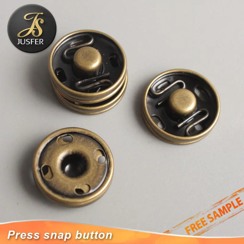 Wholesale 15mm Round Press Snap Fastener Snap Button for Jacket