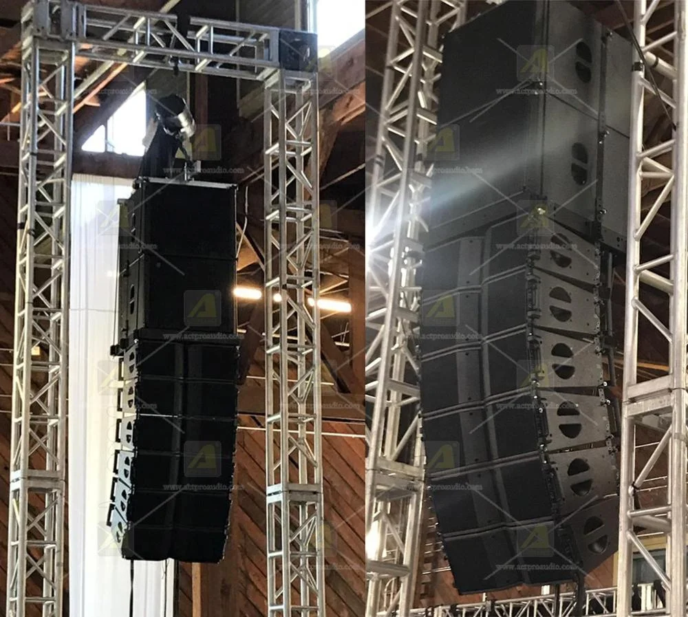 professional audio KR208 line array speaker KR208 double 8 inch mini line array loudspeaker