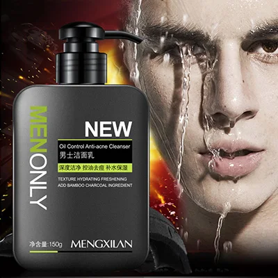 Deep moisturizing face fresh cleanser cream for men cleaning foam